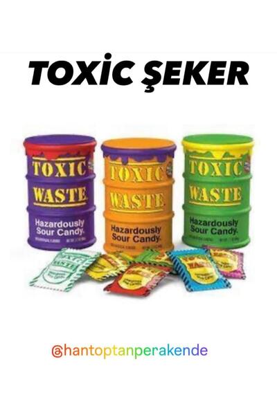TOXIC Waste Ekşi Şeker 42 gr x 12'li Paket