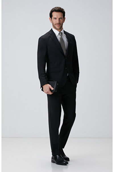 Network Siyah Yün Ceket