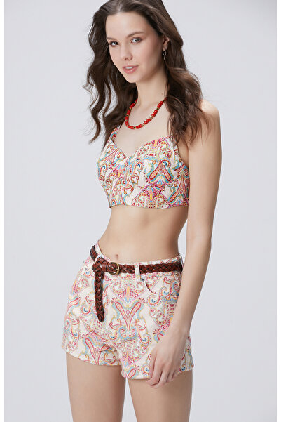 Network Renkli Desenli Büstiyer