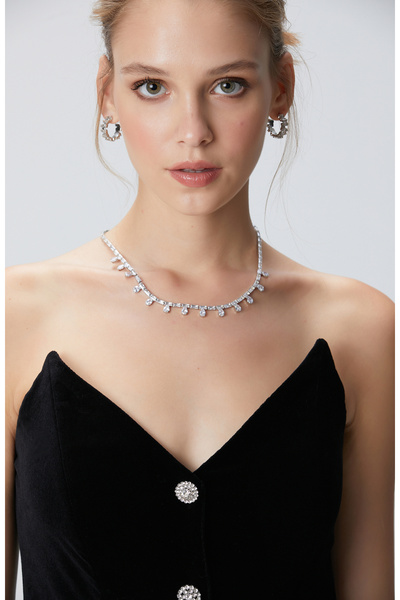 Network Silver Kadın Kolye