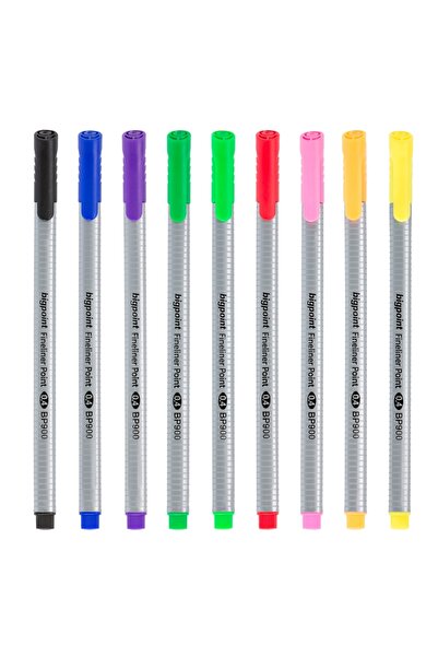 Bigpoint Fineliner Light Green X 10 Pieces