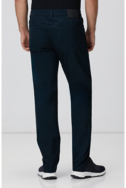 Network Lacivert Casual Pantolon