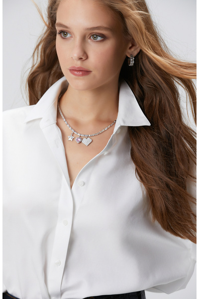 Network Silver Kadın Kolye