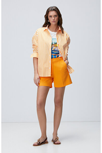 Network Turuncu Şort