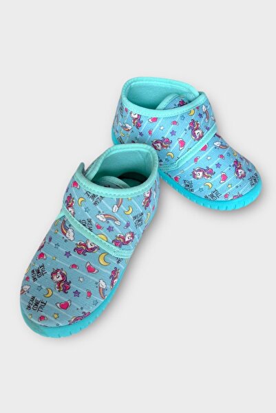 Liger Green Non-Slip Sole Themed Velcro Children's Shoes - School and Nursery Home Shoes