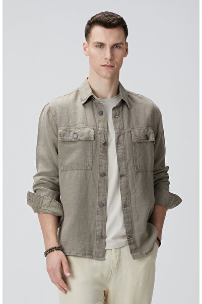 Network Haki Keten Dış Gömlek