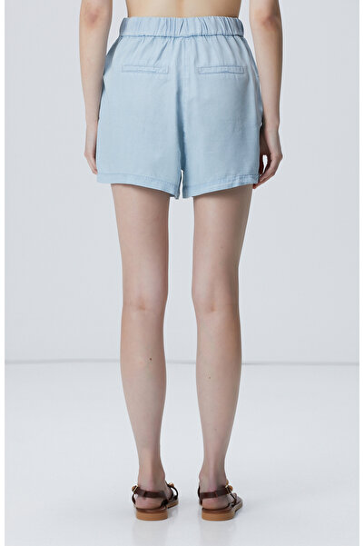 Network Açık Mavi Mini Denim Şort