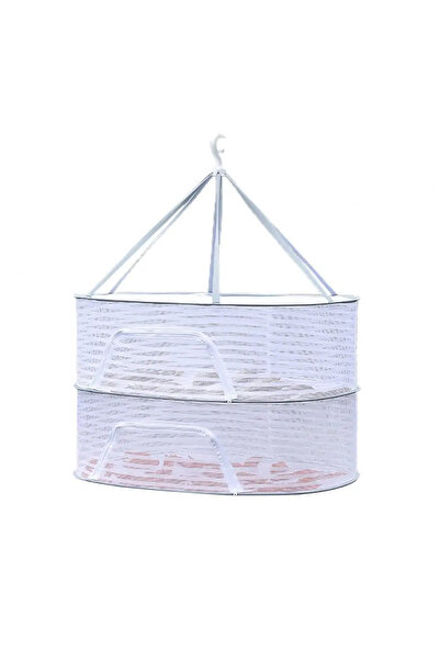 Rotixfy Plasă de uscare pentru legume, fructe și haine, multifuncțională, alb...