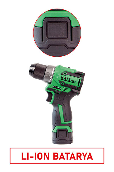 Hais Pro Şarjlı El Matkap Seti | Güçlü, Hafif ve Ergonomik Tasarım