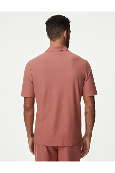 Marks & Spencer Supima® Cotton Polo Yaka Pijama Üstü