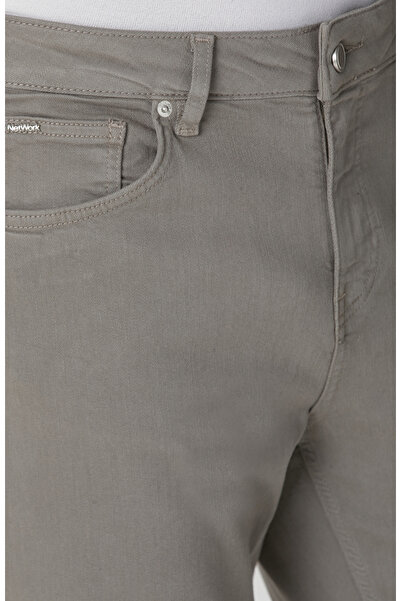 Network Açık Haki Denim Pantolon