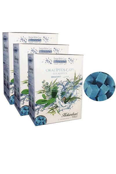 Hekimhan 3 Kutu Okaliptus Çayı Küp Şeker Şeklinde Okaliptus Çayı Kış Çayı Okaliptus Küpü