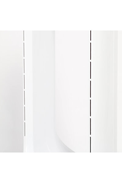 Rotixfy Aparat de aer condiționat portabil, ventilator fără lame pentru răcire și încălzire, înălțime 80 cm, alb și argintiu