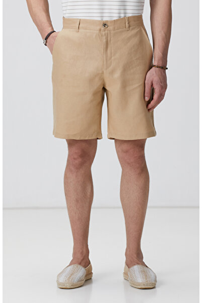 Network Vizon Keten Chino Şort