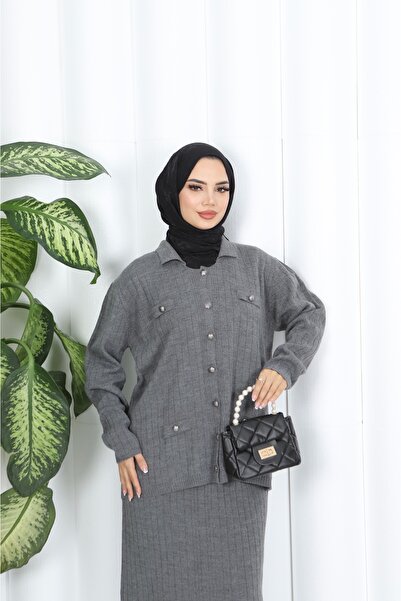 NİSUM MODA ΣΕΤ ΠΛΕΚΤΟ ΜΕ ΠΕΤΑΛΟΥΔΑ ΚΑΙ ΦΟΥΣΤΑ