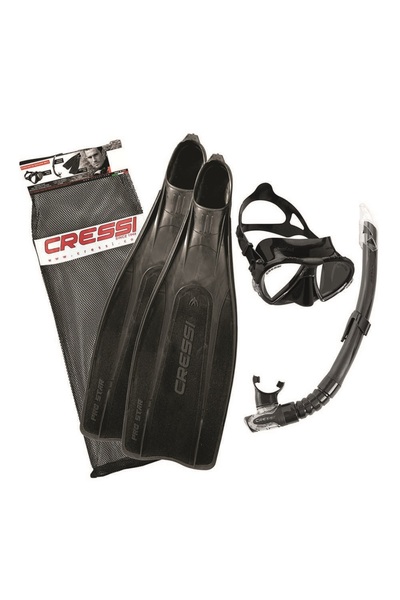 Cressi Prostar Maske Palet Şnorkel Set 43-44 Numara