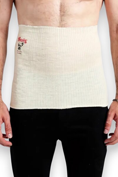 Fanilam Men's Wool Corset Women's 100% Wool Waist Corset - Thin Unisex Waist Corset with Non-Slip Silicone Band Hasyün