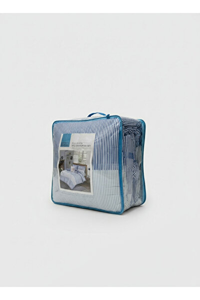 Bee Home Amax Blue | 8-Piece Single Cotton Duvet Set