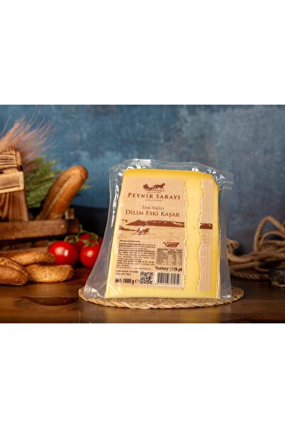 Peynir Sarayı Taş Mahzende Dinlendirilmiş 1 Yıllık Dilim Eski Kaşar Peyniri 1 Kg