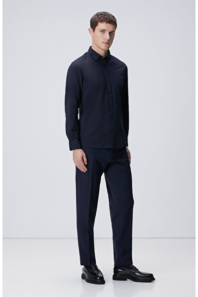 Network Lacivert Gömlek