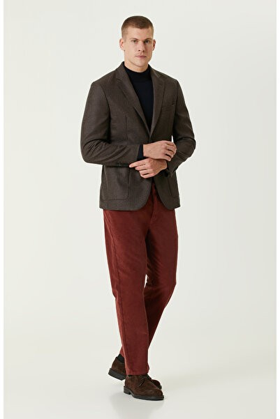 Network Kahverengi Yün Ceket