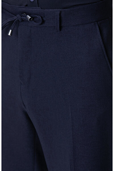 Network Lacivert Pantolon