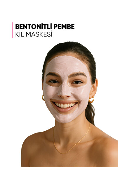 mia klinika Siyah Nokta Karşıtı, Gözenek Sıkılaştırıcı Bentonitli Pembe Kil Maskesi 15 ML