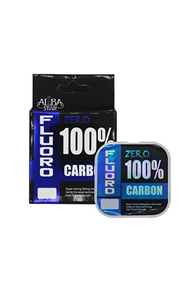 Albastar Zero %100 Fluorocarbon Misina Clear 0.35mm 25mt 8.04kg