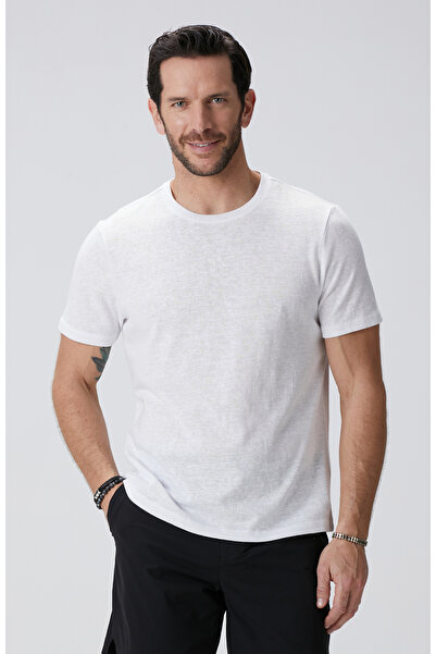 Network Beyaz Basic T-shirt