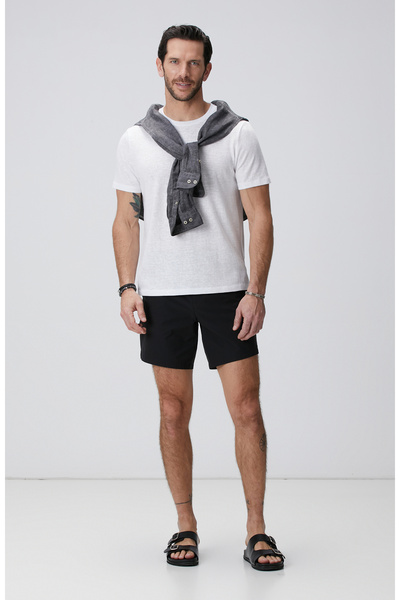 Network Beyaz Basic T-shirt