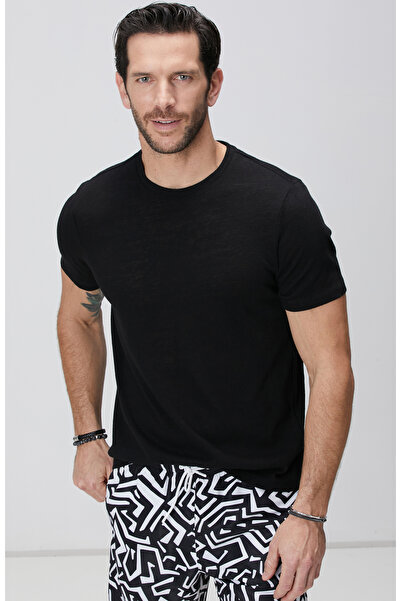Network Siyah Basic T-shirt