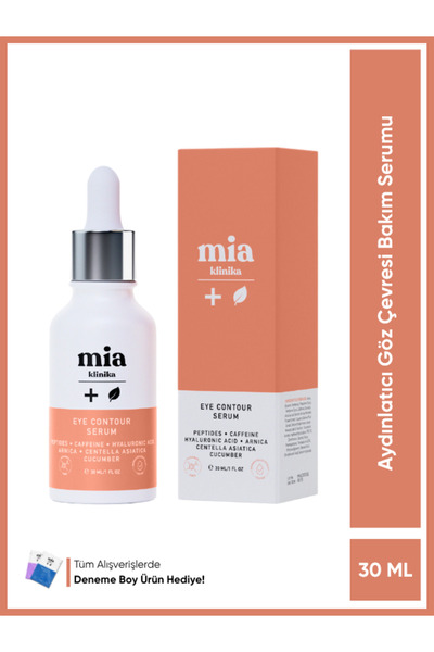mia klinika Morluk Ve Kırışıklık Karşıtı Aydınlatıcı Göz Çevresi Bakım Serumu