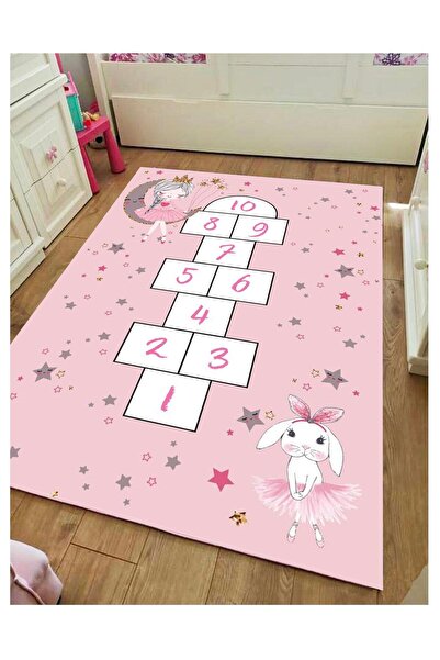 STY Home Oyun Çocuk Halısı Kaymaz Tabanlı Halı Makinede Yıkanabilir Halı Yoll...