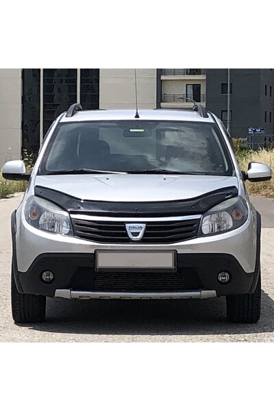 NamTuning Dacia Sandero Stepway Kaput Rüzgarlığı 2009-2012 arası Parlak Siyah...