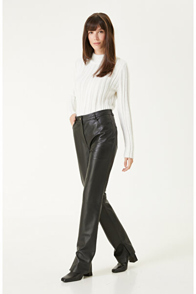 Network Kırık Beyaz Yumuşak Dokulu Triko Kazak