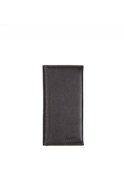 Aka Deri Brown Leather Phone Holder Hand Wallet - 817 4