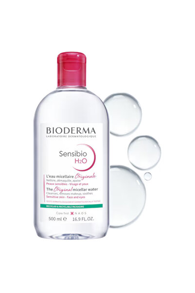 Bioderma Apă micelară Sensibio H2O pentru ten sensibil, 500 ml