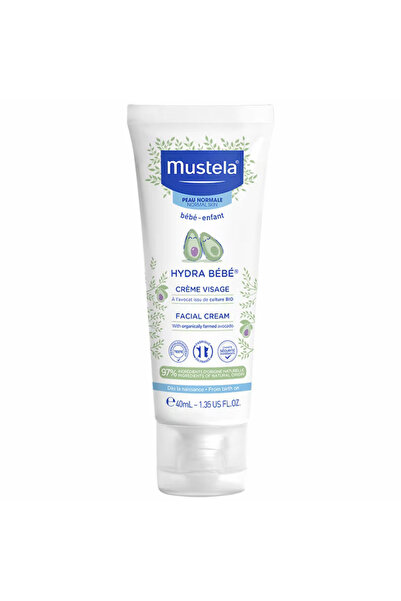 Mustela Cremă hidratantă pentru față Hydra Bebe, 40 ml