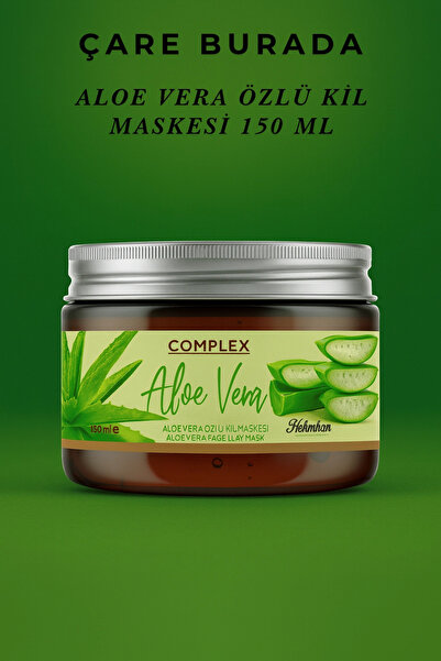 Hekimhan Aloevera Extract Complex Clay Mask for Face Moisturizing Peeling Ant...