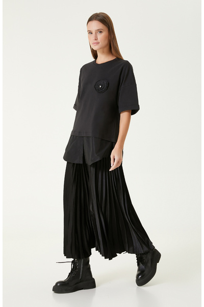 Network Siyah T-shirt