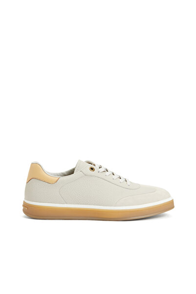 Network Bej Erkek Deri Sneaker
