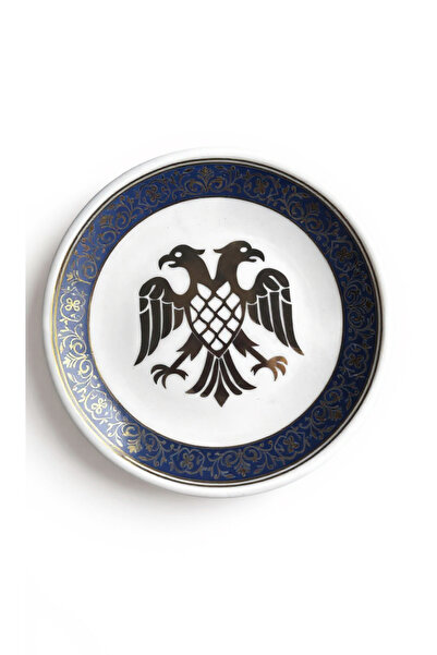 Motiff 15 cm Selçuklu Kartal Desenli Dekoratif Duvar Tabağı Özel Hediye Kutulu