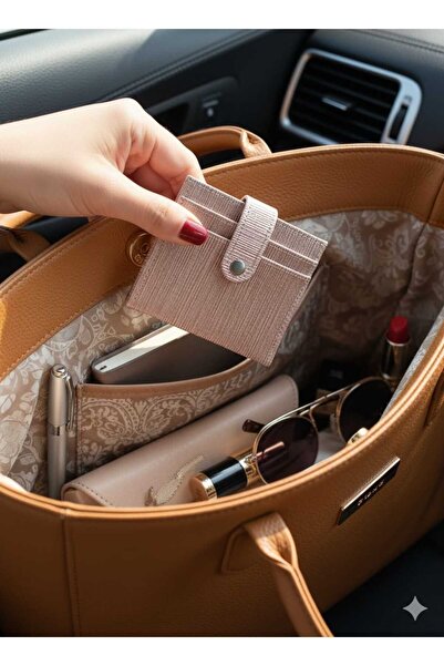 mlio Glittery Pink Card Holder Wallet