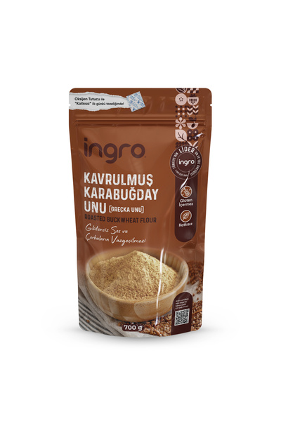 İngro Glutensiz Kavrulmuş Karabuğday (Greçka) Unu 700 G