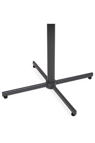 Maison Mex Masa patrata gradina/terasa, MOCHA, L.61,8 l.61,8 H.72 cm, antracit/gri