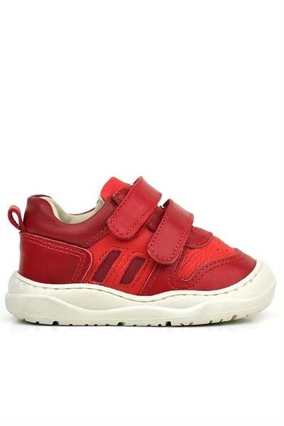 Rakerplus Schaggy Genuine Leather Red Baby Sneakers