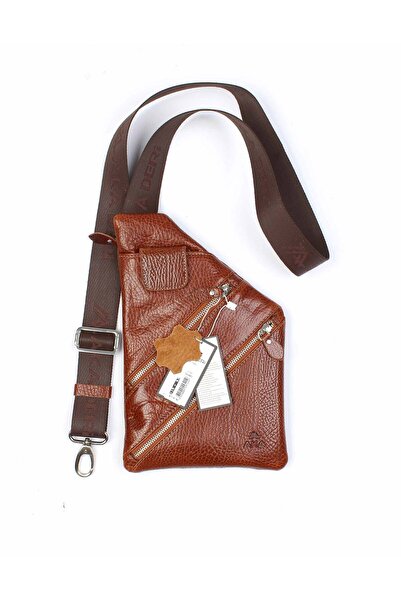 Aka Deri Leather Tan Shoulder Bag 119 63