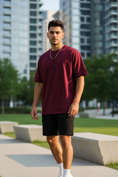 UNCİA OUTDOORS MALKOÇBEY ΜΗ ΕΚΤΥΠΩΜΕΝΟ OVERSIZE UNISEX BASIC T-SHIRT