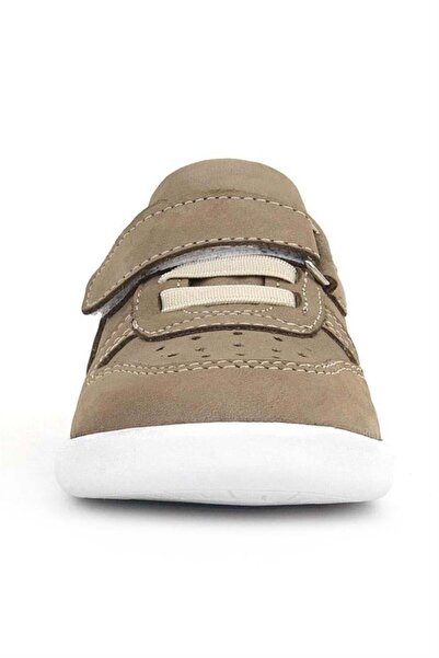 Rakerplus Genuine Leather Anatomical Sand Color Baby Sports Shoes