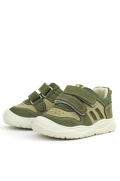 Rakerplus Schaggy Genuine Leather Khaki Green Baby Sneakers